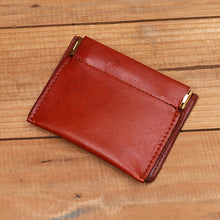 Load image into Gallery viewer, Ultra-thin Mini Leather Coin Purse Card Holder
