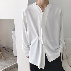 Lazy Drape Solid Shirt