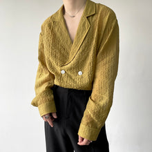 Load image into Gallery viewer, Pleated Lapel Shirt
