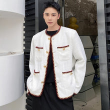 Load image into Gallery viewer, Woven Short Crew Neck Jacket
