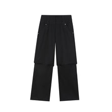 Load image into Gallery viewer, Double Waist Loose Straight-leg Trousers
