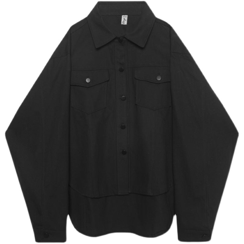 Black Irregular Jacket