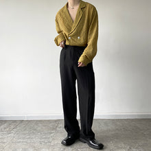 Load image into Gallery viewer, Pleated Lapel Shirt
