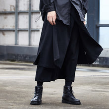 Load image into Gallery viewer, Irregular Multi-layer Loose Casual Hakama Pants
