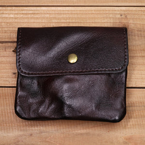 Retro Handmade Small Wallet Coin Purse Card Case
