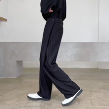 Load image into Gallery viewer, Irregular Diagonal Drape Suit Pants
