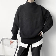 Load image into Gallery viewer, Half Turtleneck Solid Color Sweater
