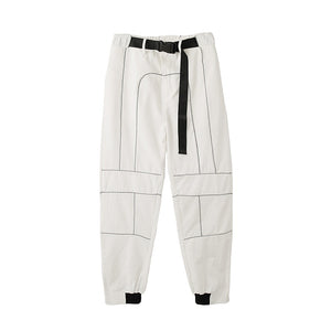 Reflective Striped Cargo Trousers