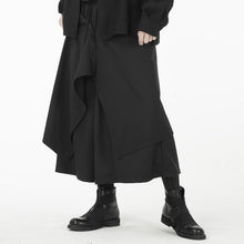 Load image into Gallery viewer, Loose Cropped Culottes Hakama Pants
