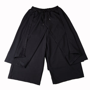 Irregular Multi-layer Loose Casual Hakama Pants