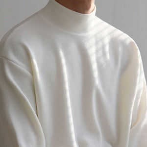 Winter High Neck Long Sleeve T-shirt