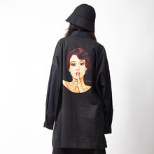 Load image into Gallery viewer, Loose Long-sleeved Printed Blouse
