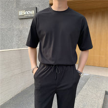 Load image into Gallery viewer, Casual Short Sleeve Trousers Set
