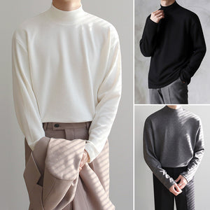 Winter High Neck Long Sleeve T-shirt