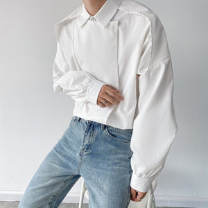 Semi-removable Bat Sleeve Shirt