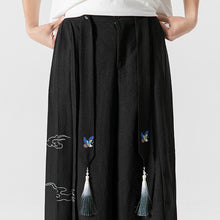 Load image into Gallery viewer, Retro Wide-leg Straight-leg Cropped Pants
