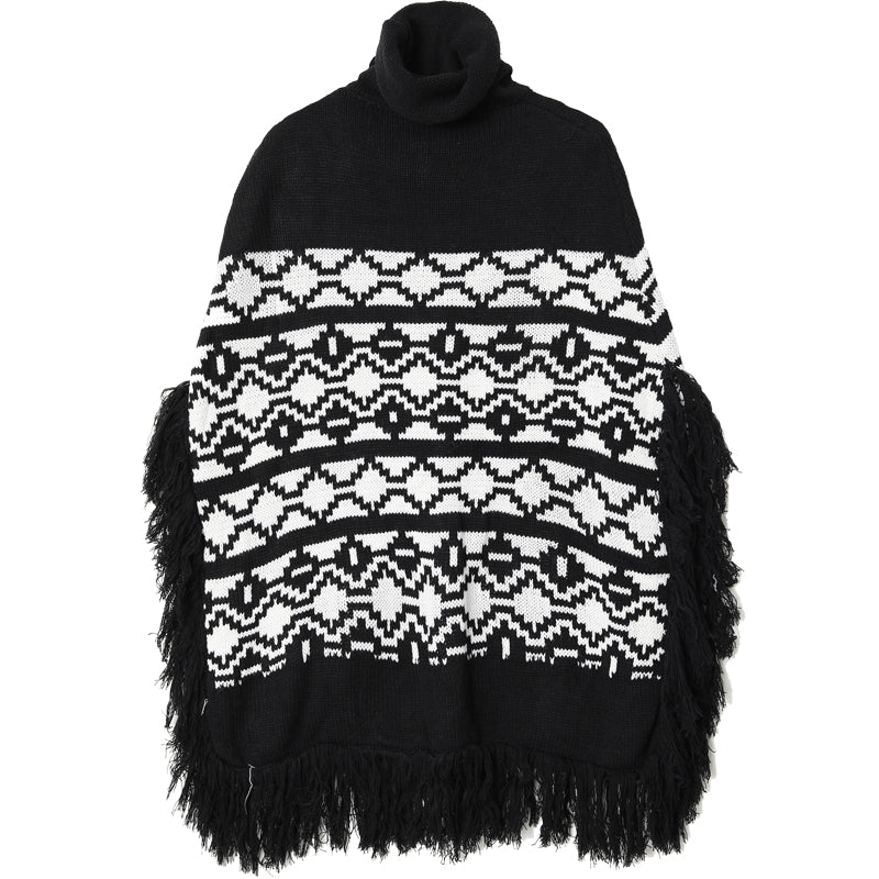 Sleeveless Pullover Fringed Knit Sweater