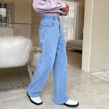 Load image into Gallery viewer, Loose Denim Wide-leg Pants
