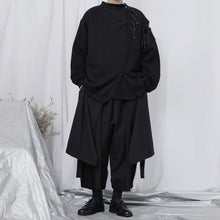 Load image into Gallery viewer, Asymmetrical Slit Loose Pullover
