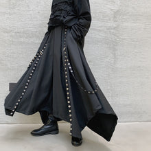Load image into Gallery viewer, Webbing Irregular Oversized Wide-leg Culottes
