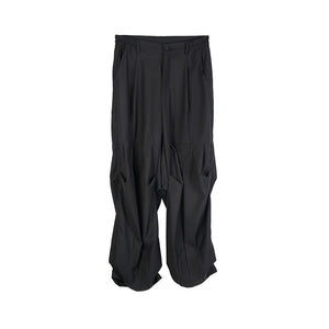 Multidirectional Fold Baggy Pants