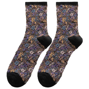 Winter  Ethnic Cute Floral Socks