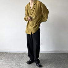 Load image into Gallery viewer, Pleated Lapel Shirt
