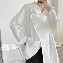 Load image into Gallery viewer, Vintage Loose Asymmetric Shirt

