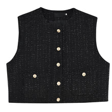 Load image into Gallery viewer, Knitted Cropped Vest
