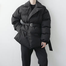 Load image into Gallery viewer, Belt Lapel Cotton Jacket
