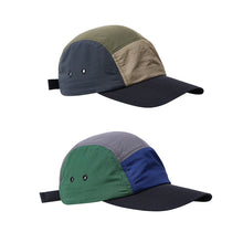 Load image into Gallery viewer, Colorblock Buckle Adjustment Baseball Cap
