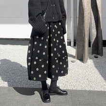 Load image into Gallery viewer, Polka Dot A-line Thick Skirt
