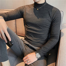 Load image into Gallery viewer, Half Turtleneck Long Sleeve T-Shirt
