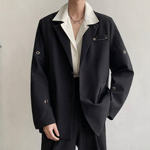 Load image into Gallery viewer, Pin Trim Black Blazer
