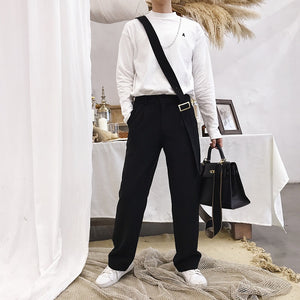 One-shoulder Detachable Overalls