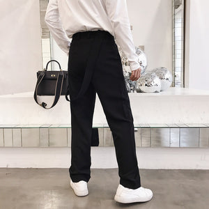 One-shoulder Detachable Overalls