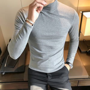 Solid Long-sleeved T-shirt