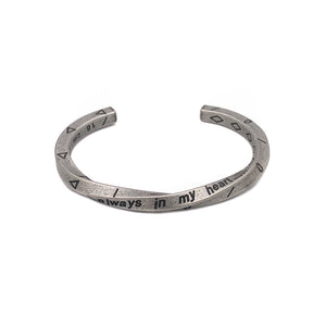 Titanium Mobius Open Bracelet