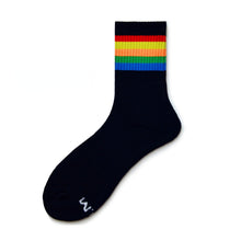 Load image into Gallery viewer, Rainbow Stripe Sports Socks
