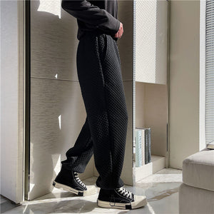Waffle Jacquard Trousers