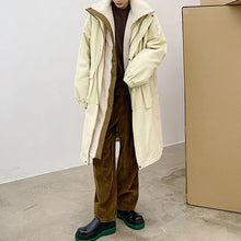 Load image into Gallery viewer, Casual Detachable Faux Lamb Plush Hooded Coat
