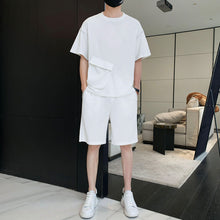 Load image into Gallery viewer, Short-sleeved T-shirt Five-point Pants Suit
