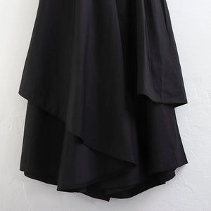 Irregular Ruffle Panel Skirt