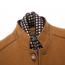 Load image into Gallery viewer, Stand Collar Slim Coat
