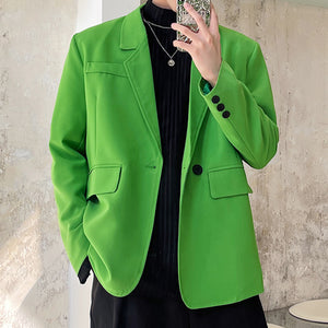 Fluorescent Green Suit Jacket
