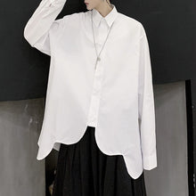 Load image into Gallery viewer, Rounded Hem Long Sleeve Shirt
