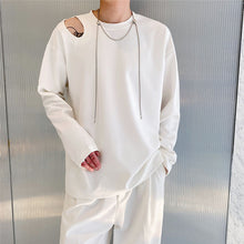 Load image into Gallery viewer, Hollow Hole Off Shoulder Long Sleeve T-Shirt
