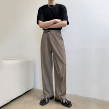 Load image into Gallery viewer, Irregular Diagonal Drape Suit Pants
