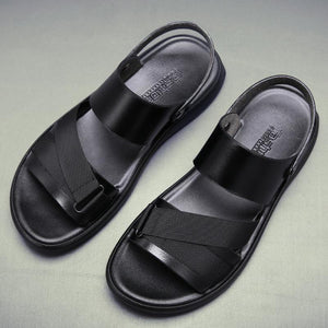 Summer Leisure Non-slip Leather Sandals