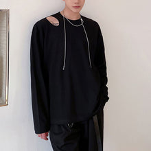Load image into Gallery viewer, Hollow Hole Off Shoulder Long Sleeve T-Shirt
